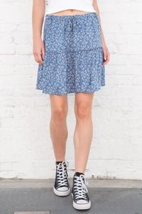 NWT Brandy Melville KENZO FLORAL SKIRT one size